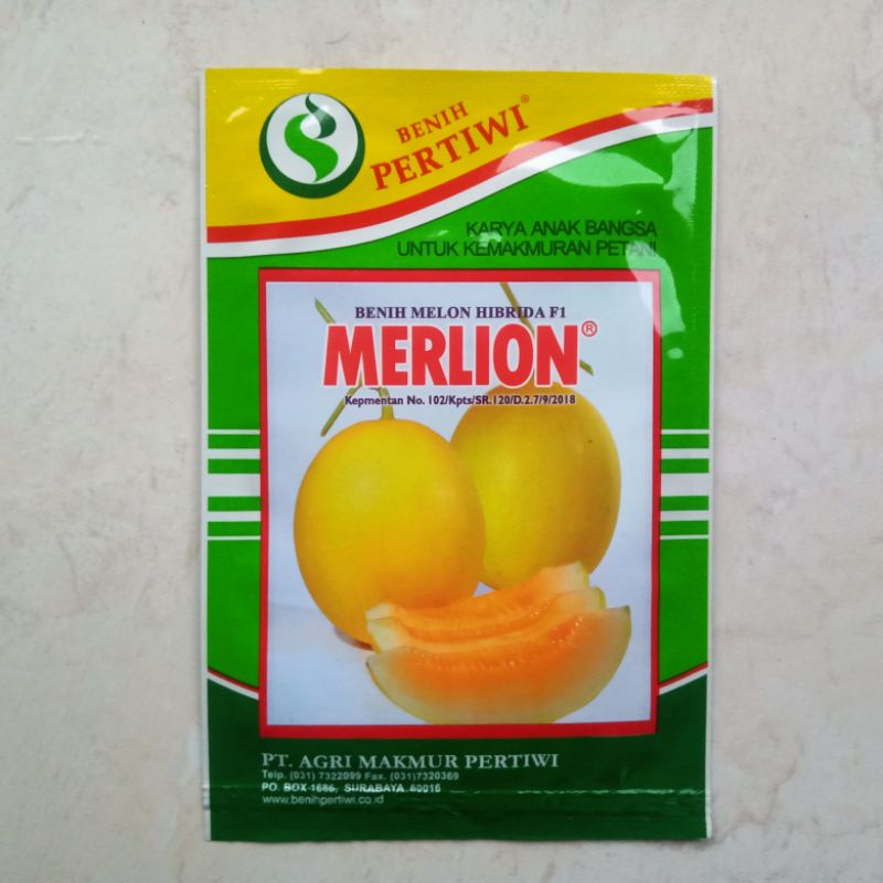 Benih Melon Golden MERLION F1 - 10 gram (exp Januari 2027)