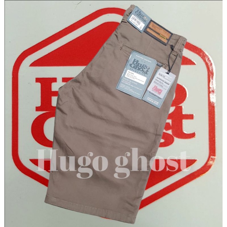 CELANA PENDEK KATUN SATEN CINOS HUGOGHOST OEIGONAL