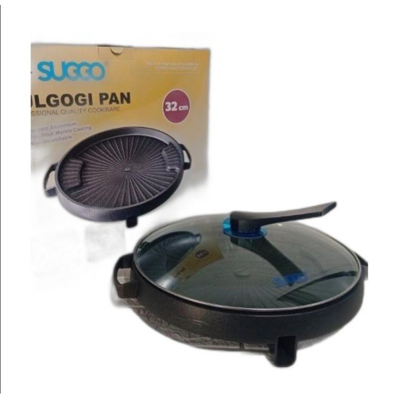 BULGOGI GRILL PAN 32CM SUGGO ANTI LENGKET
