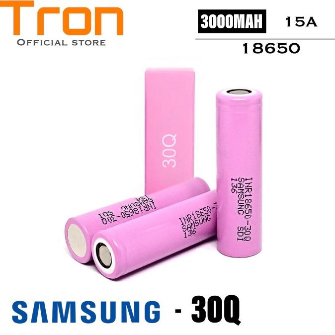 ORIGINAL BATTERY SAMSUNG 30Q 18650 3000MAH 30 Q 20A