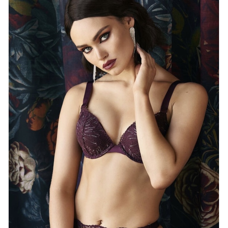 La Senza Aubergine Hello Sugar push up bra