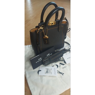 preloved tas coach pl hitam muluss