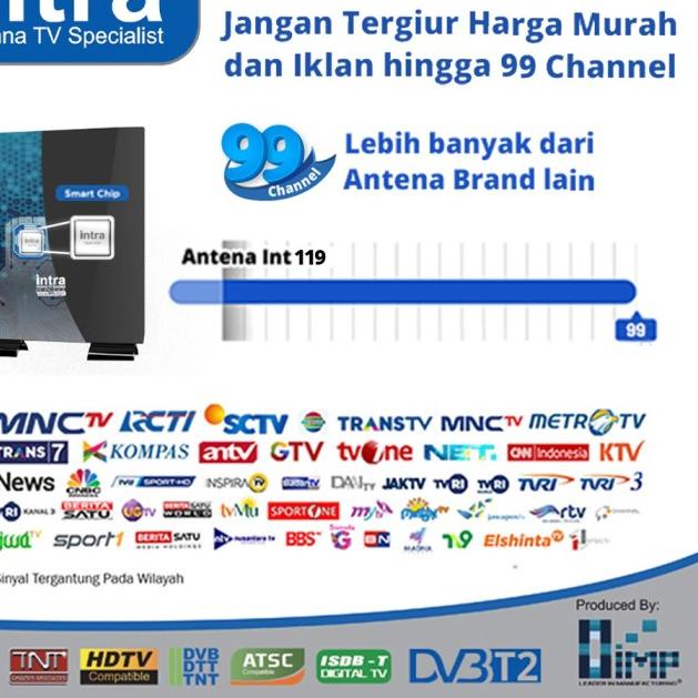 Antena TV luar & Dalam Intra Int-119 Analog & digital BISA 2TV