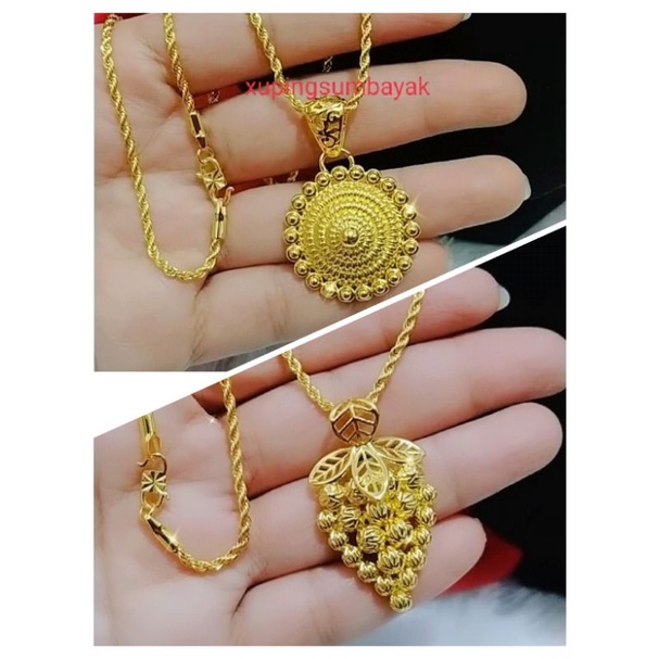 Kalung putri. xuping Titanium lapis mas medan Sumbayak
