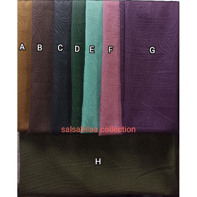 Kain Bahan Wolfis/Wolvis) Woolpeach Embos