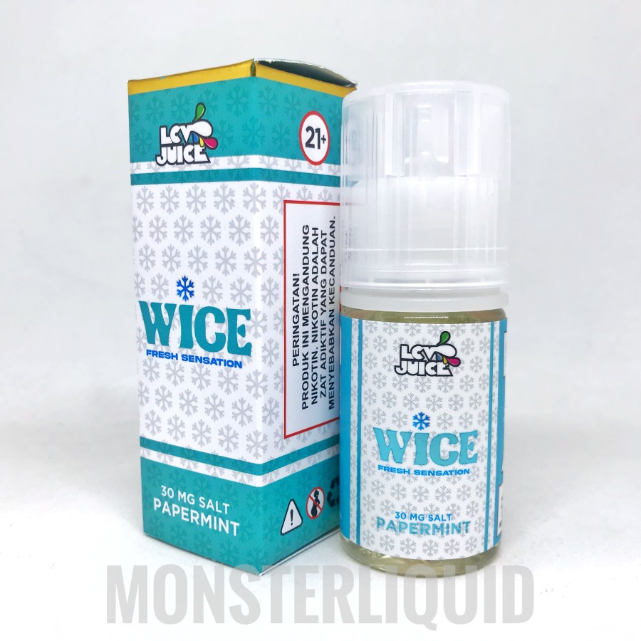 SALT LCV JUICE WICE PAPERMINT BY KING BREWERY 30MG 30ML