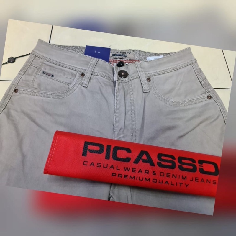 CELANA CHINOS KANVAS PICASSO ORIGINAL CELANA PANJANG PICASSO CHINO CELANA CINOS