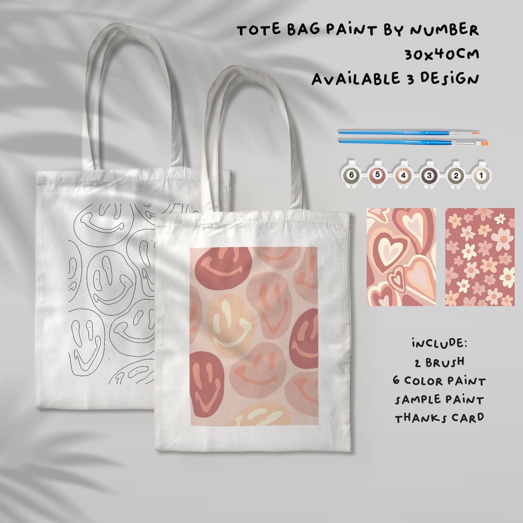

TOTE BAG Paint By Number Kit, Love 30x38