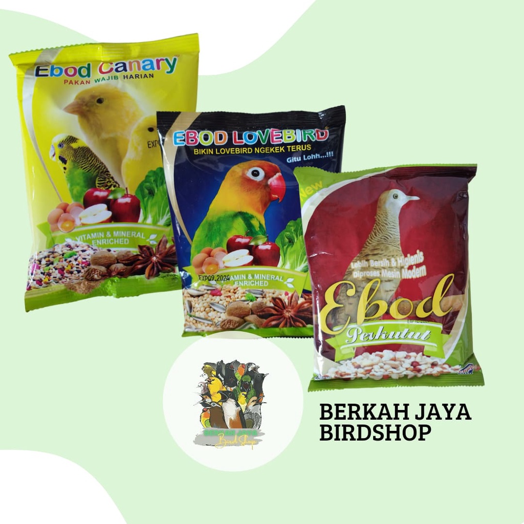 PAKAN BURUNG KENARI LOVEBIRD PERKUTUT | EBOD
