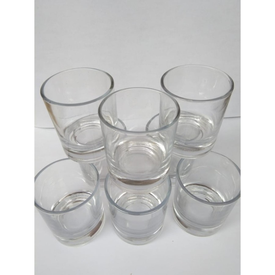 Gelas Mini Sloky Gelas Kaca Sloki Pot Tanaman Katus Seculen Bambu Kecil Sloki Shoot Tempat Lilin Can