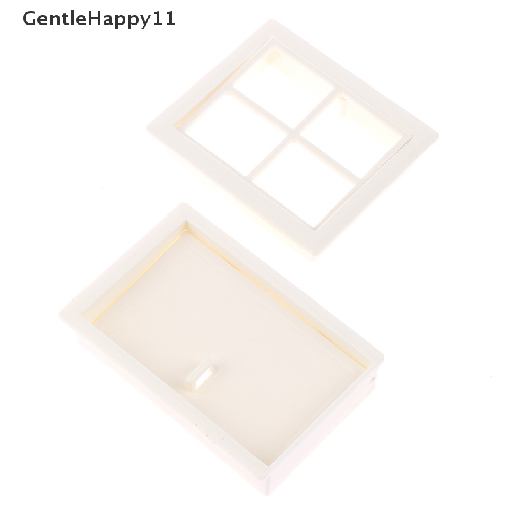 Gentlehappy Miniatur Pintu / Jendela villa Bahan Plastik Untuk Dekorasi Rumah