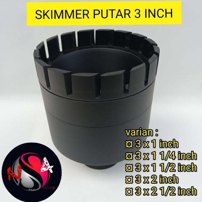 SKIMMER PUTAR /SKIMMER KOLAM KOI 3 INCH