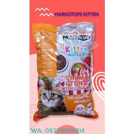 Markotops dry makanan kucing