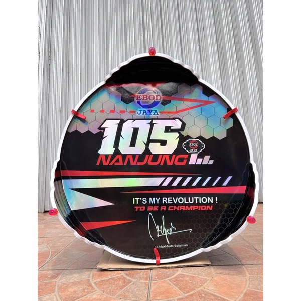 Sangkar Murai Ebod Decal Nanjung 105 Racing Hologram/Kandang Murai Ebod Decal