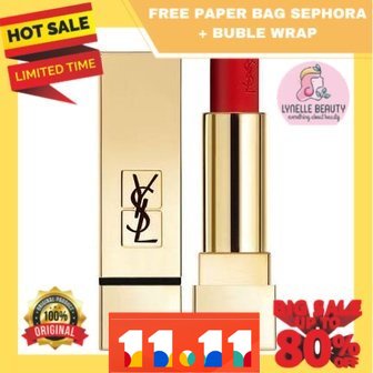 ⭐authentic⭐ YSL Rouge Pur Couture Lipstick Original Lipstick YSL Murah ORIGINAL