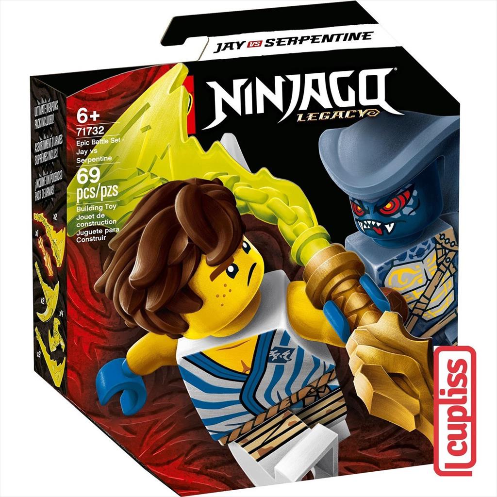 LEGO Ninjago 71732 Epic Battle Set Jay vs Serpentine