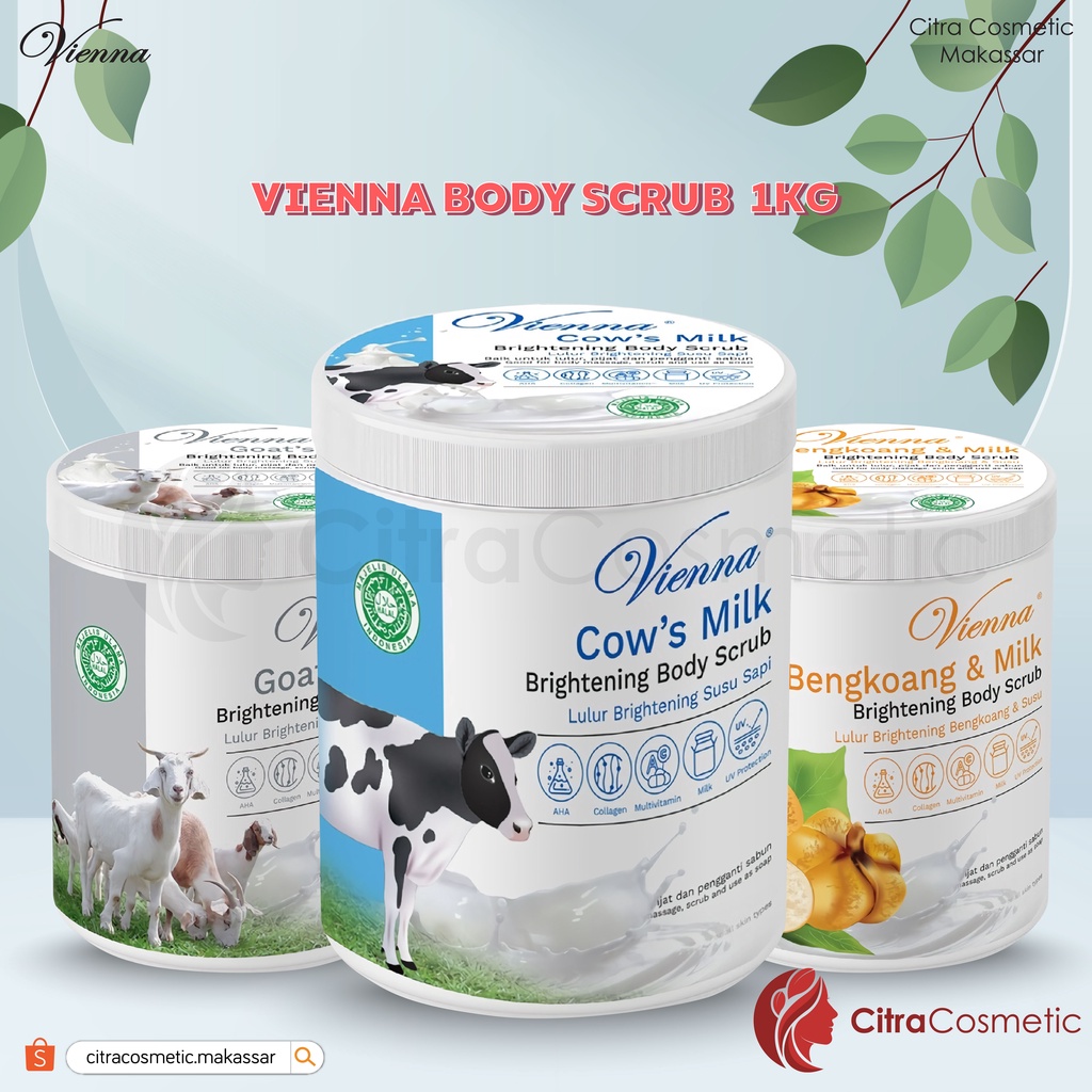 Vienna Body Scrub 1 Kg Pot Series