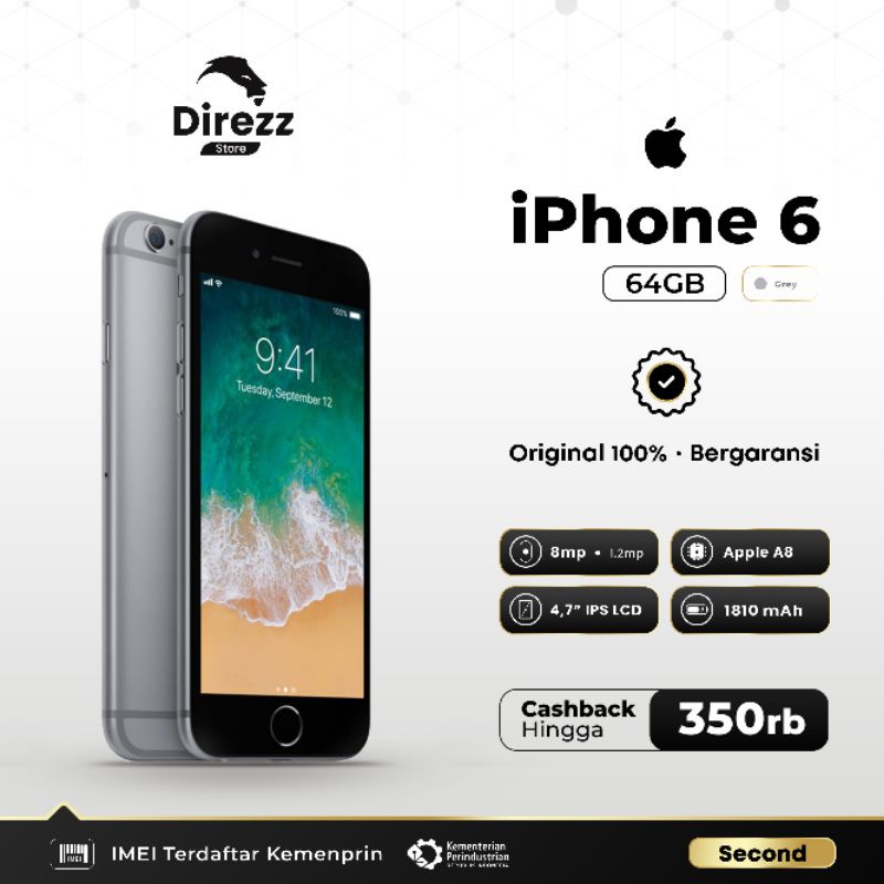 IPhone 6 64GB IBOX Garansi Resmi Ibox