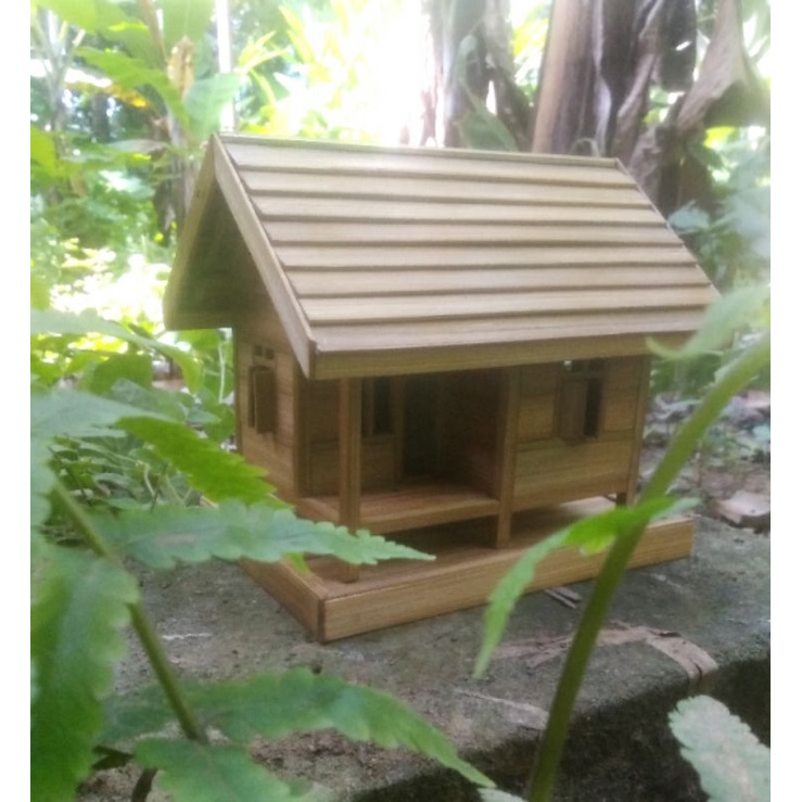 Miniatur Rumah adat sunda | Miniatur Rumah | Miniatur rumah bambu