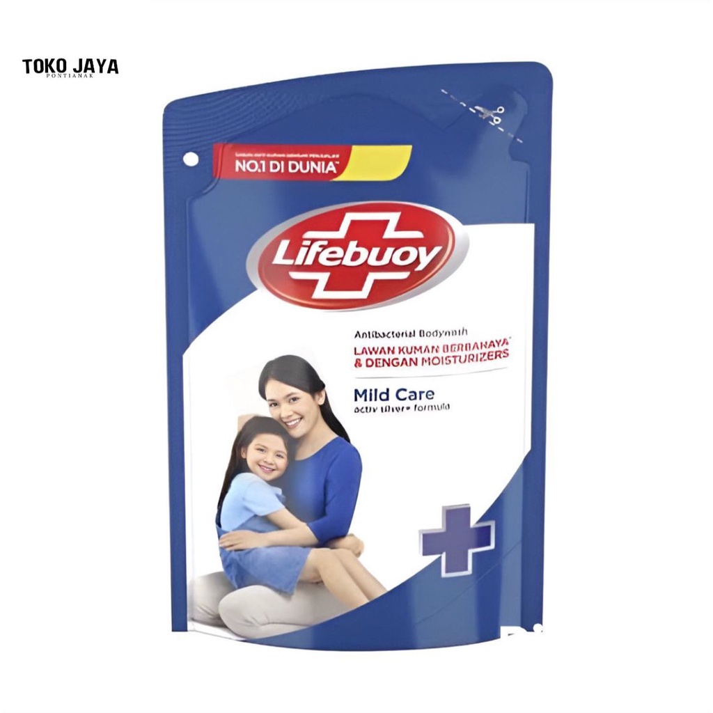 Jual LIFEBUOY BODY WASH MILD CARE BIRU 450ml Shopee Indonesia