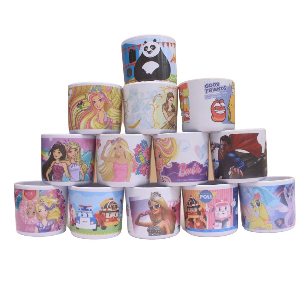 MUG Melamin Cangkir Anak Karakter - 240ML - Kartun