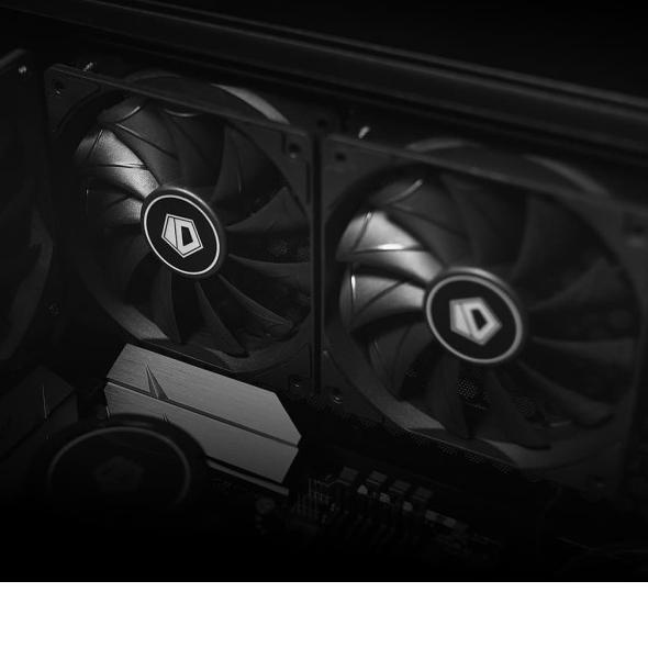 ID COOLING XF-12025-SD-K XF 12025 SD K 12cm 120mm PWM Kipas Casing Fan