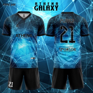 Jersey Futsal / Sepak Bola Custom Athena Kode 042 Galaxy