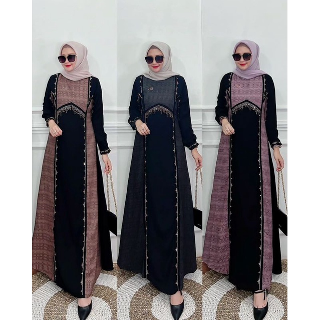 Gamis Jetblack Aswan ori Wadah Muslim
