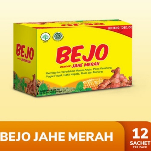 

BEJO HERBAL JAHE MERAH BOX isi 12 Saset