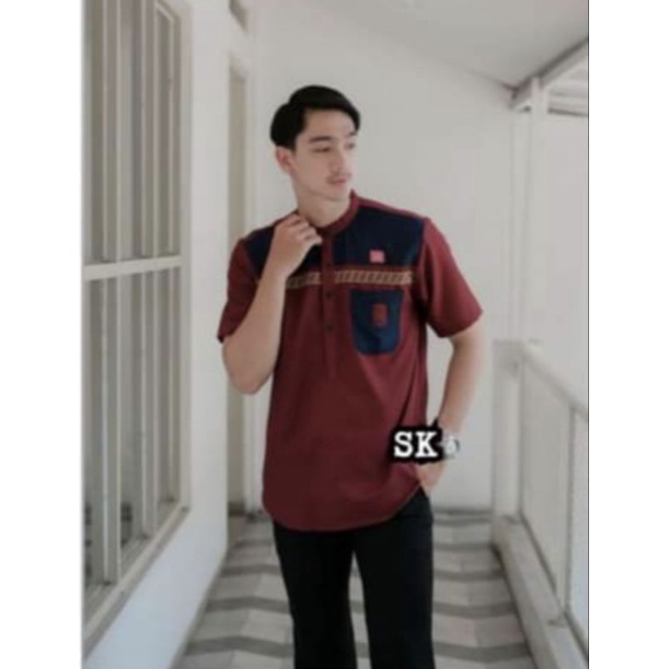 [BISA COD] Baju koko kurta dewasa terbaru/kurta pakistan/kurta lengan pendek/kurta viral/kurta terbaru/terlaris