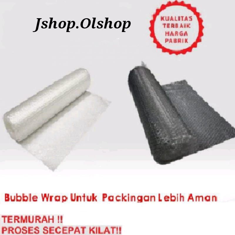 

Bubble Wrap Hitam & Putih untuk Packing per 1 pcs barang ⭐jshop⭐