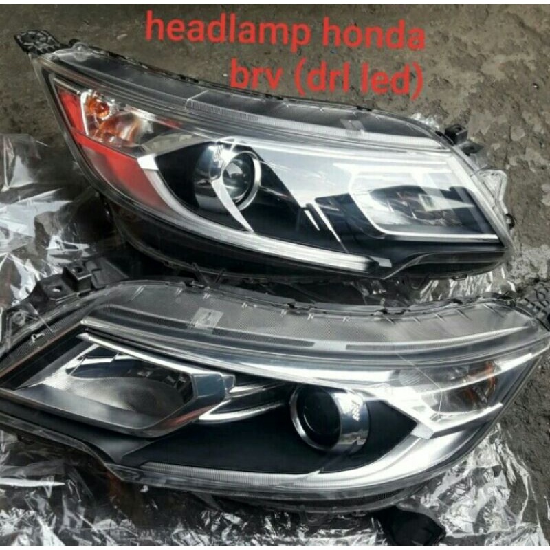 headlamp honda brv (drl led)