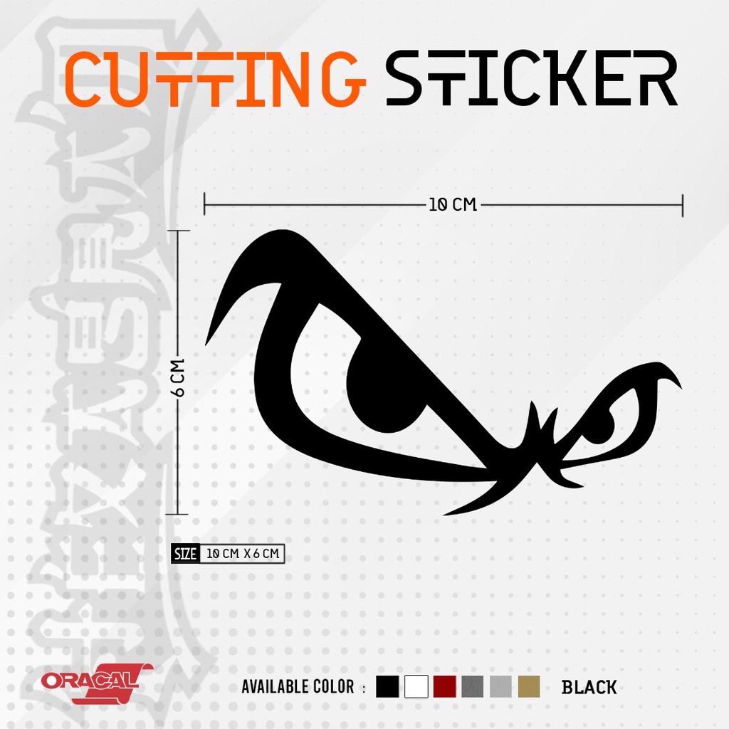 Cutting Sticker No Fear Logo | Stiker Cutting Logo No Fear | Stiker No Fear