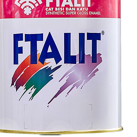 FTALIT GLOSS / CAT KAYU BESI HITAM & PUTIH 1 KG