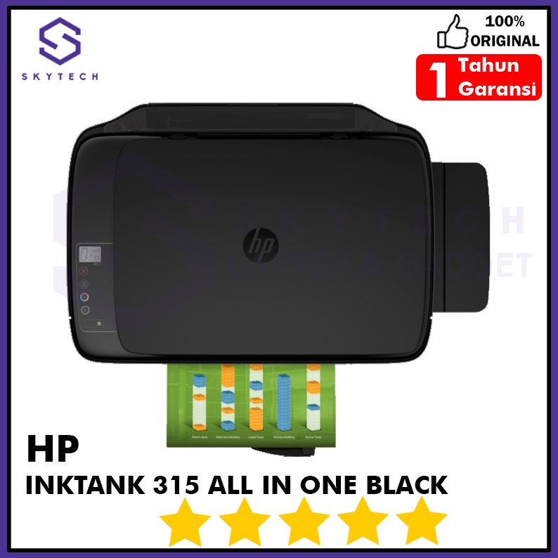 PRINTER HP INKTANK 315 PRINT SCAN COPY ALL IN ONE PRINTER AIO