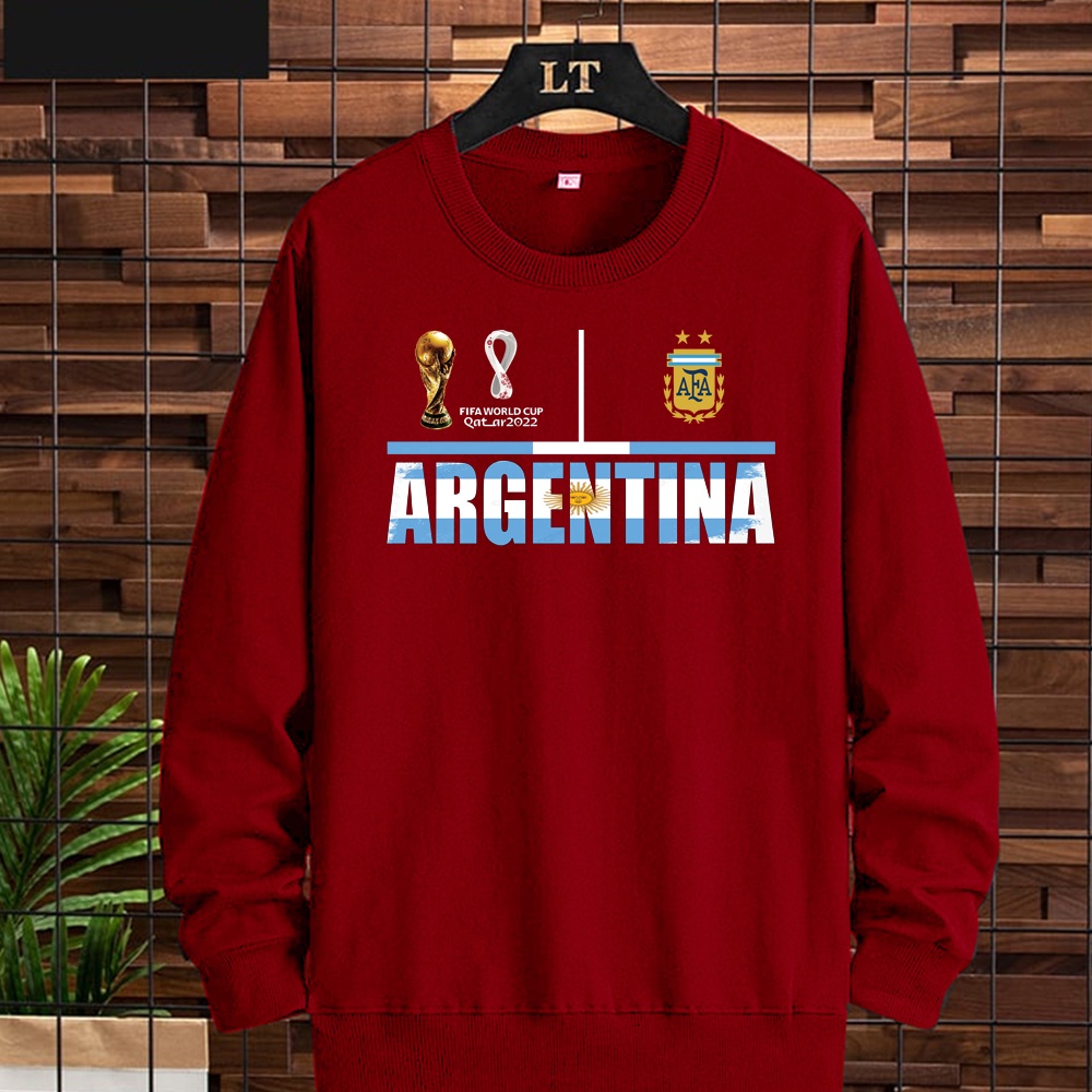 SWEATER PRIA / WANITA /UNISEX EDISI KHUSUS PIALA DUNIA 2022 ARGENTINA