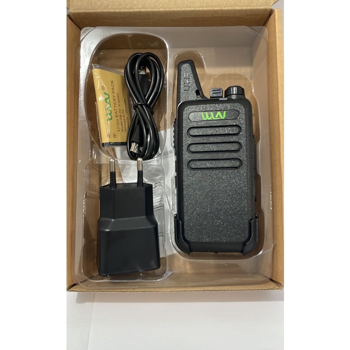 Sepasang Ht Wln Kd - C1 Ht Uhf Free Handsfree Lengkap Kdc1 Wlan Origin