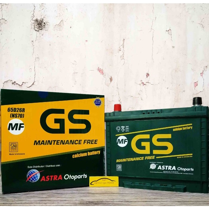 AKI GS ASTRA MF NS70 ACCU AKI GS MF KERING PEUGEOT 504 505