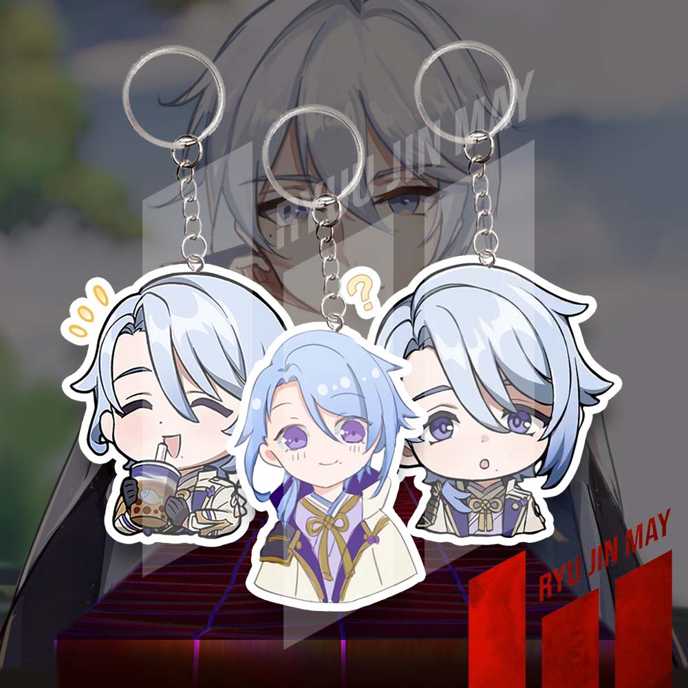 Gantungan Kunci / Keychain / Gantungan HP - Genshin Impact - Ayato