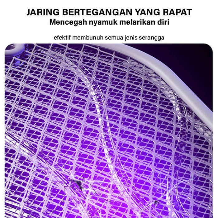 Raket nyamuk insect killer 2 ini 1 canggih efektif Rak Nyamuk Listrik