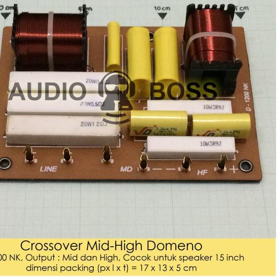 Crossover Pasif Mid High Domeno / Crossover Output Mid High D-1200 NK