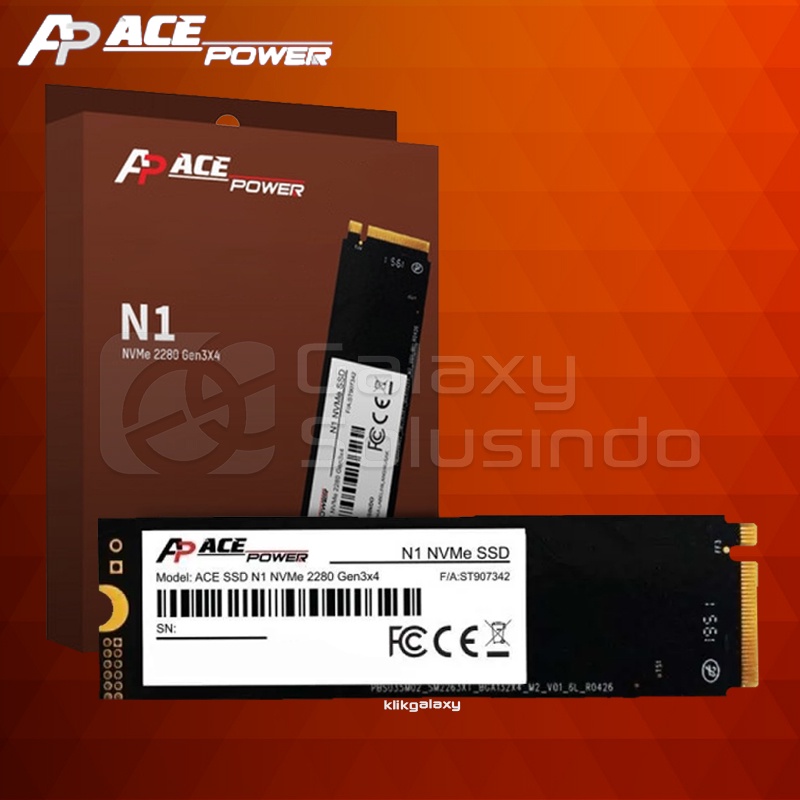 ACE POWER N1 256GB M.2 NVMe Gen3x4 SSD