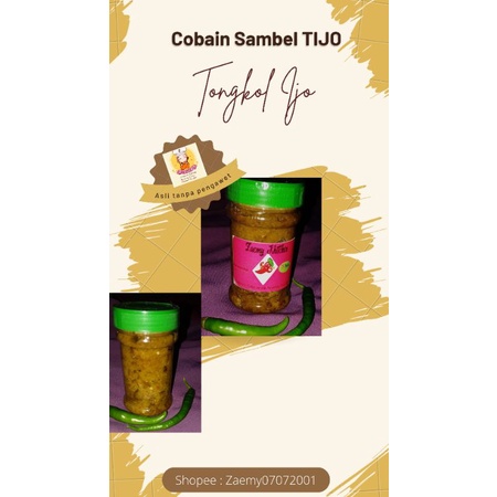 

Sambal TEJO *Tongkol Ijo*-Sambal rumahan/sambal enak (175 Gram)