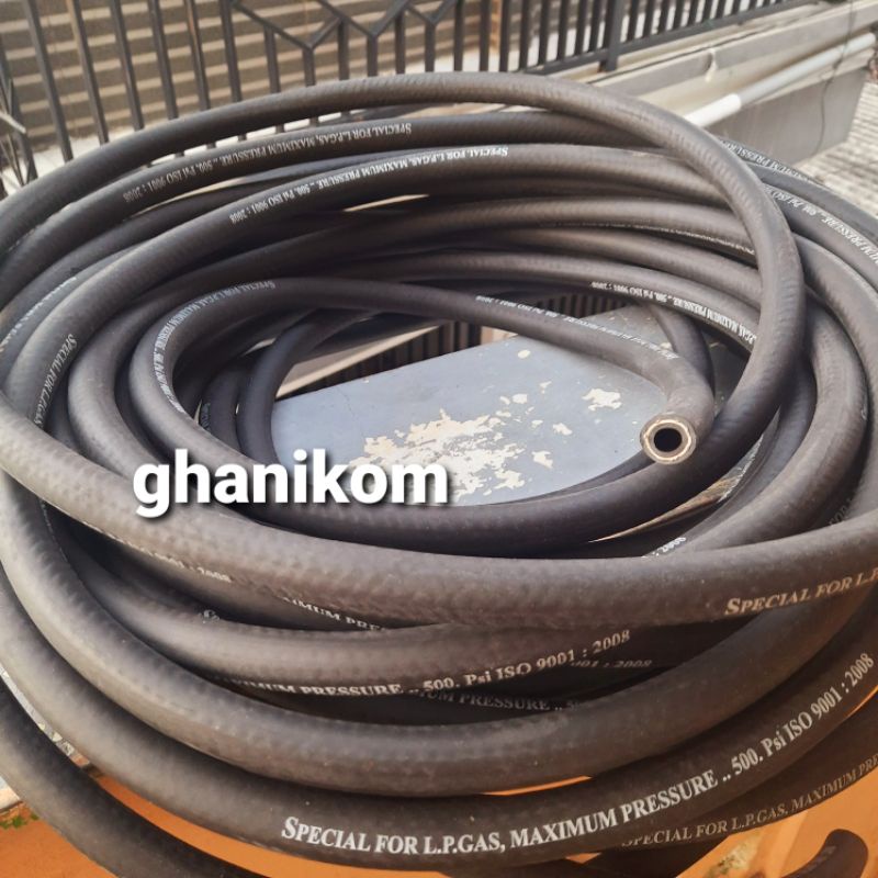 HARGA PERMETER selang Gas lpg 500 PSI -Selang Kompor gas 3 Lapis -Selang Gas 500 psi