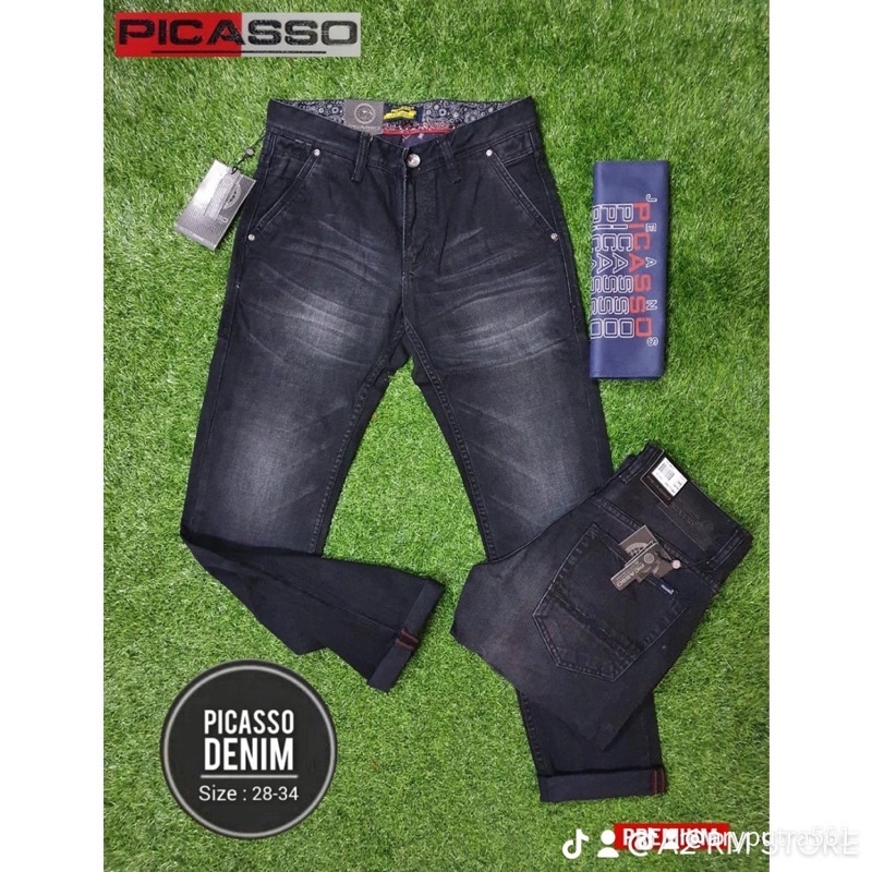 CELANA PANJANG JEANS PICASSO SLIM FIT ORIGINAL JEANS PICASSO ORIGINAL CRR WE LANA