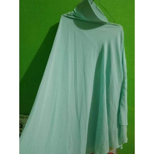 Khimar Jumbo warna mint preloved