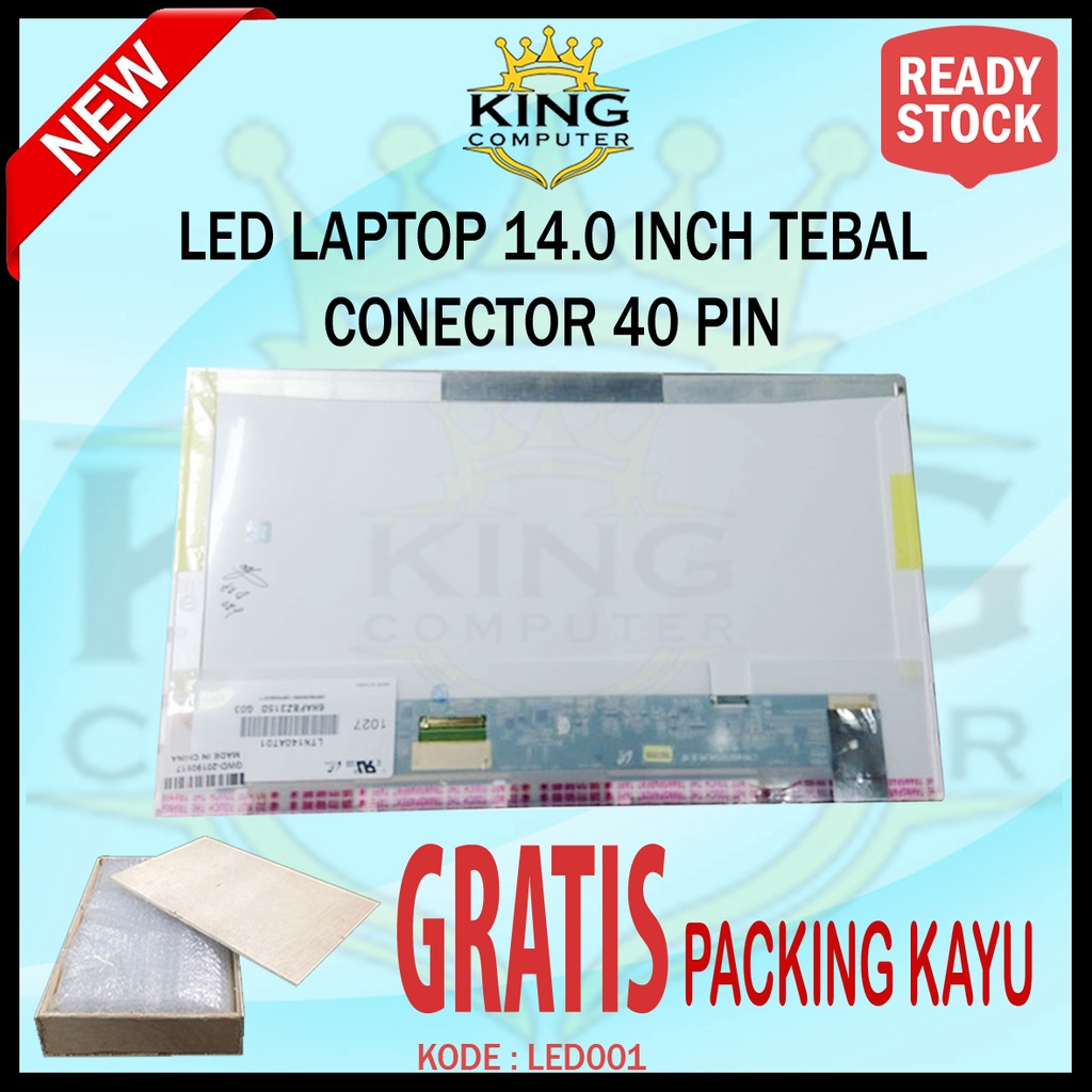 LED Laptop 14 Tebal 40 Pin ACER 4732 4736 4738 4740 4741 4750 SERIES