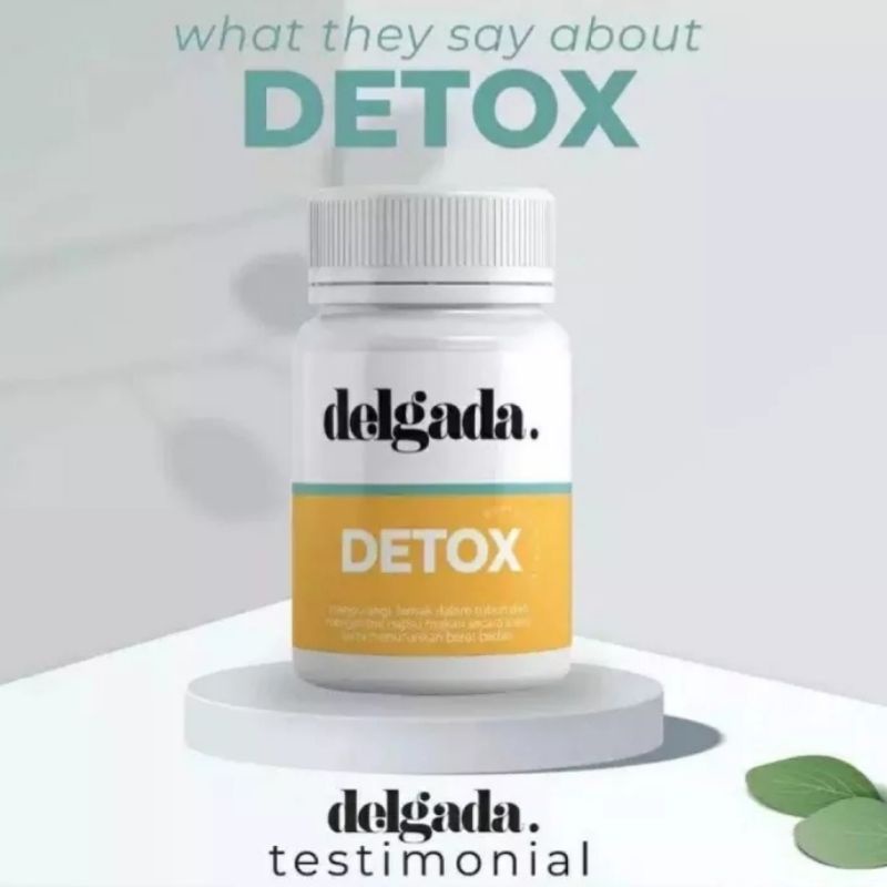 DELGADA Asli Original Obat Pelangsing Penurun Berat Badan Diet Detox Slimming Booster Strong Herbal 