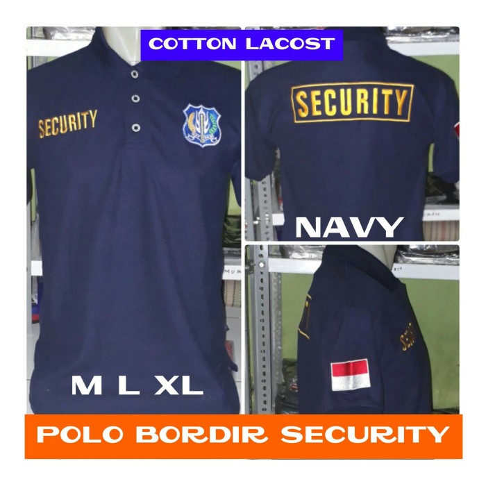Kaos Polo Security/Kaos Polo Satpam