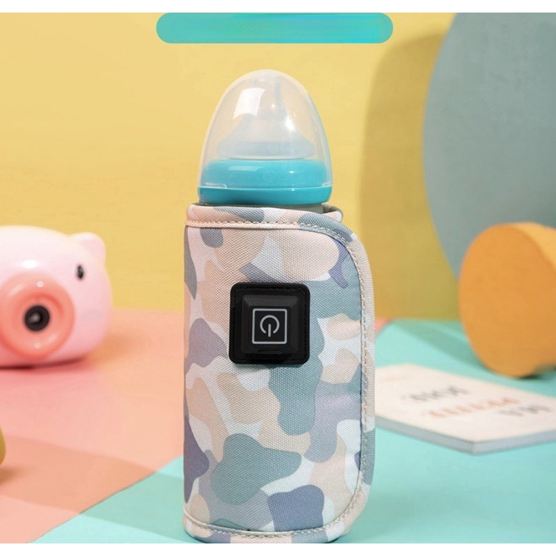 MD - Keola Tas Penghangat Botol Susu Bayi Portable Travel dengan USB untuk Outdoor, Compact Lipat Mudah dibawa